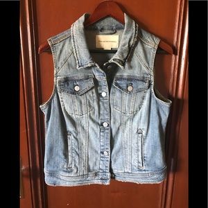 Denim Vest, Pilcro by Anthropologie